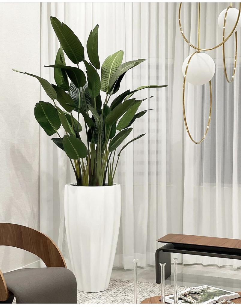 Стрелиция в интерьер в кашпо искусственная №1040