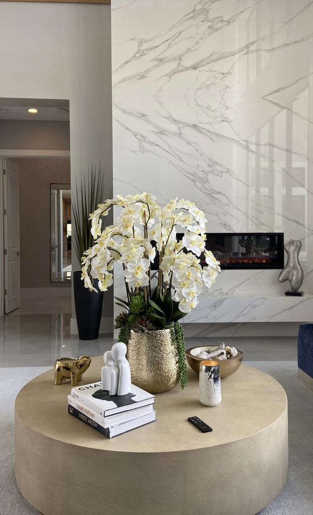 Орхидея на журнальный стол искусственная №1054