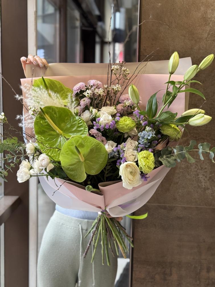 Раскидистый букет с Антуриумами №1181