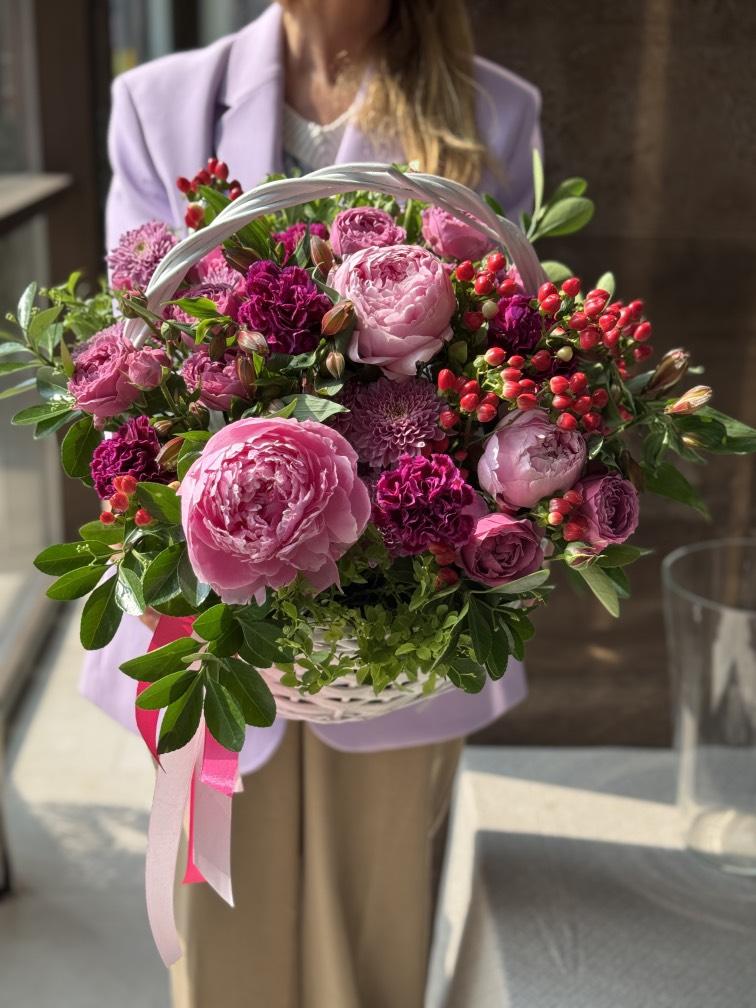 Корзина Бургундские ноты №1225