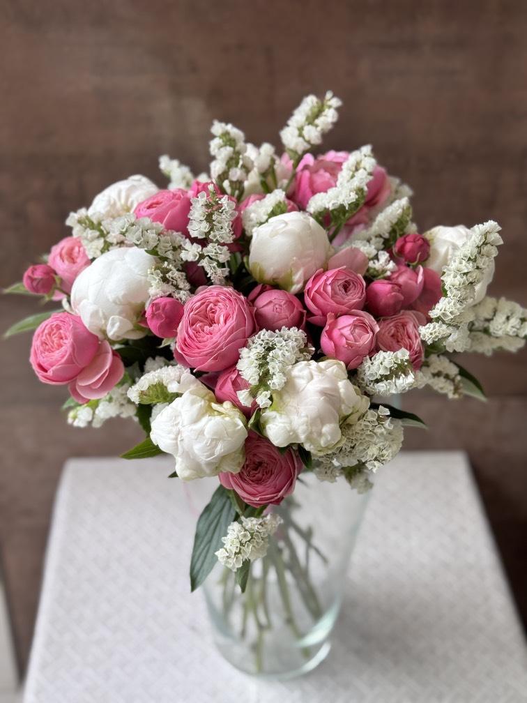 Пионы со статицей №1227