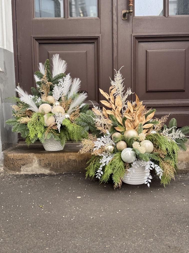 НГ композиции Снежинки 50*45 см (2 шт) №1256