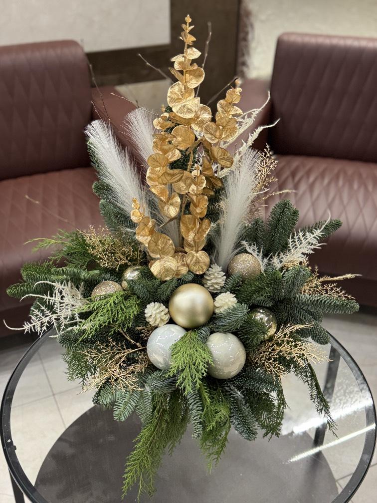 НГ композиция Зимняя птица №1265