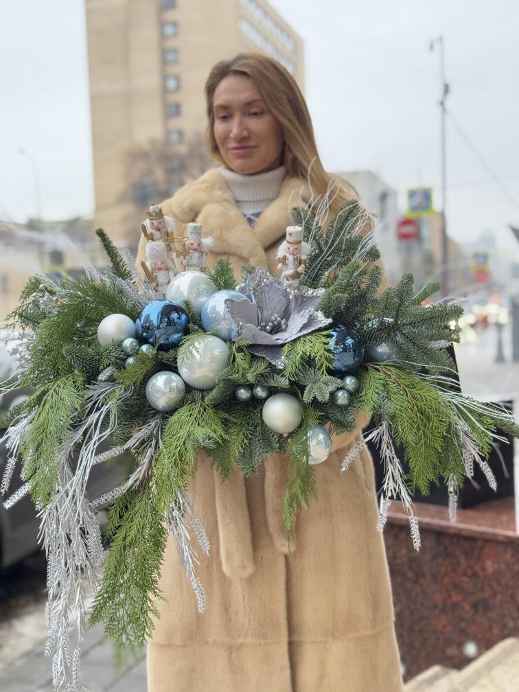 НГ композиция Метель  волшебных снов 60*35 см №1290