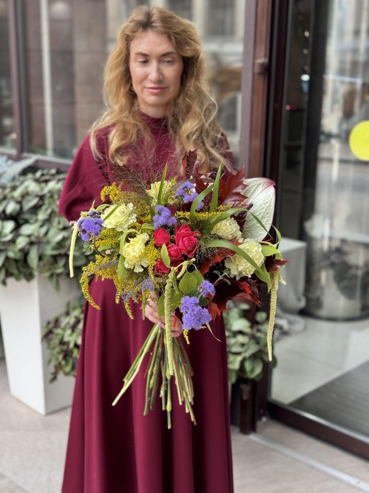 Букет невесты Летняя радуга полей №1307