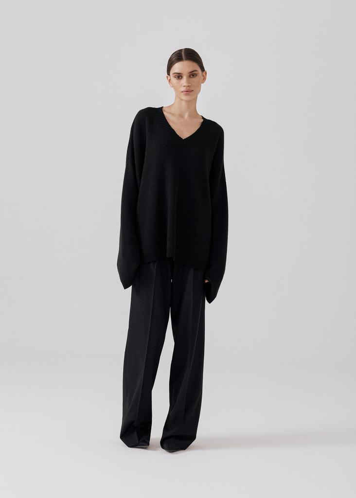 Merino wool oversized jumper
