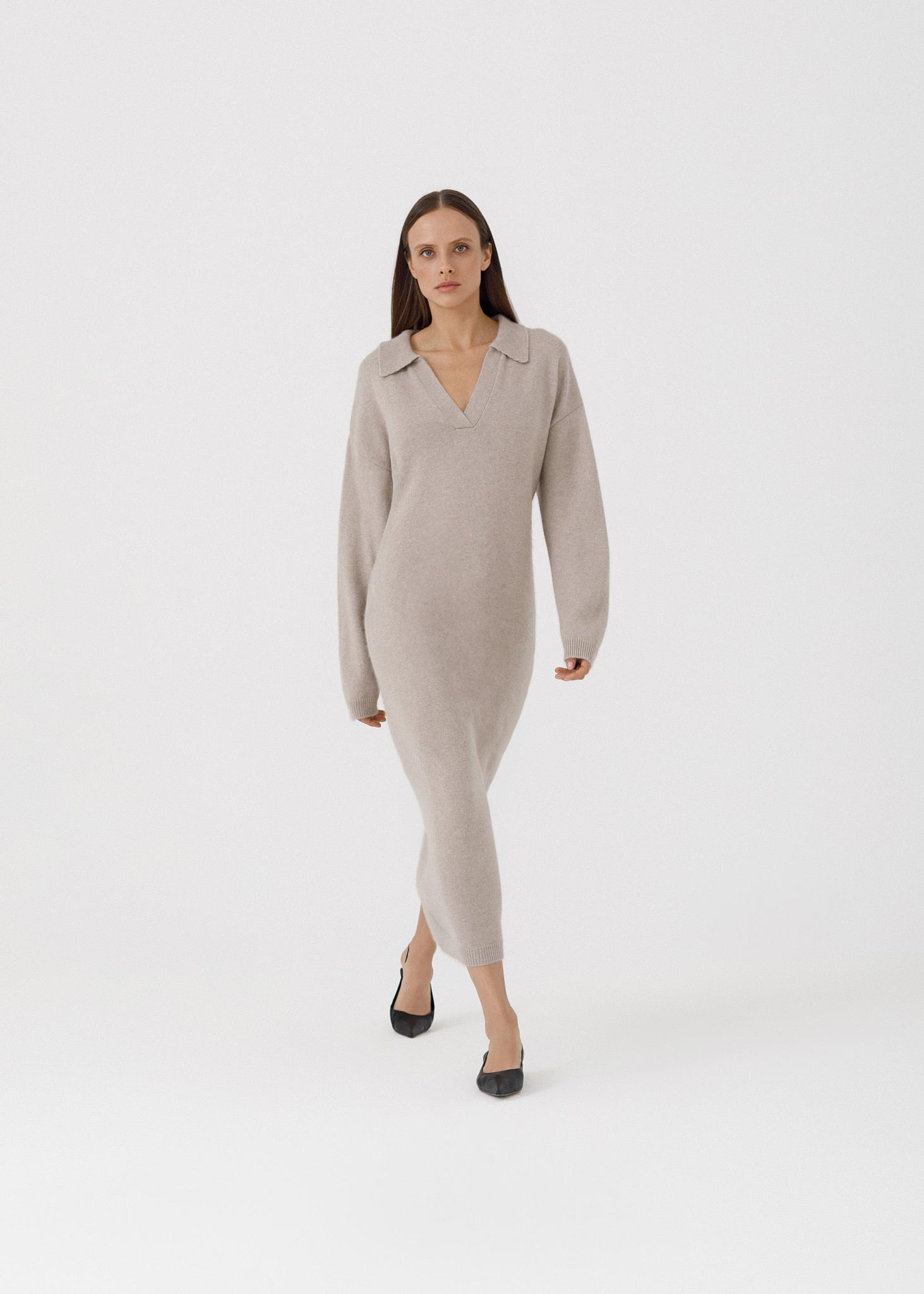 Cashmere > Oversized extremely soft 100% cashmere polo dress Buy from e-shop Cashmere > Oversized extremely soft 100% cashmere polo dress Buy from e-shop