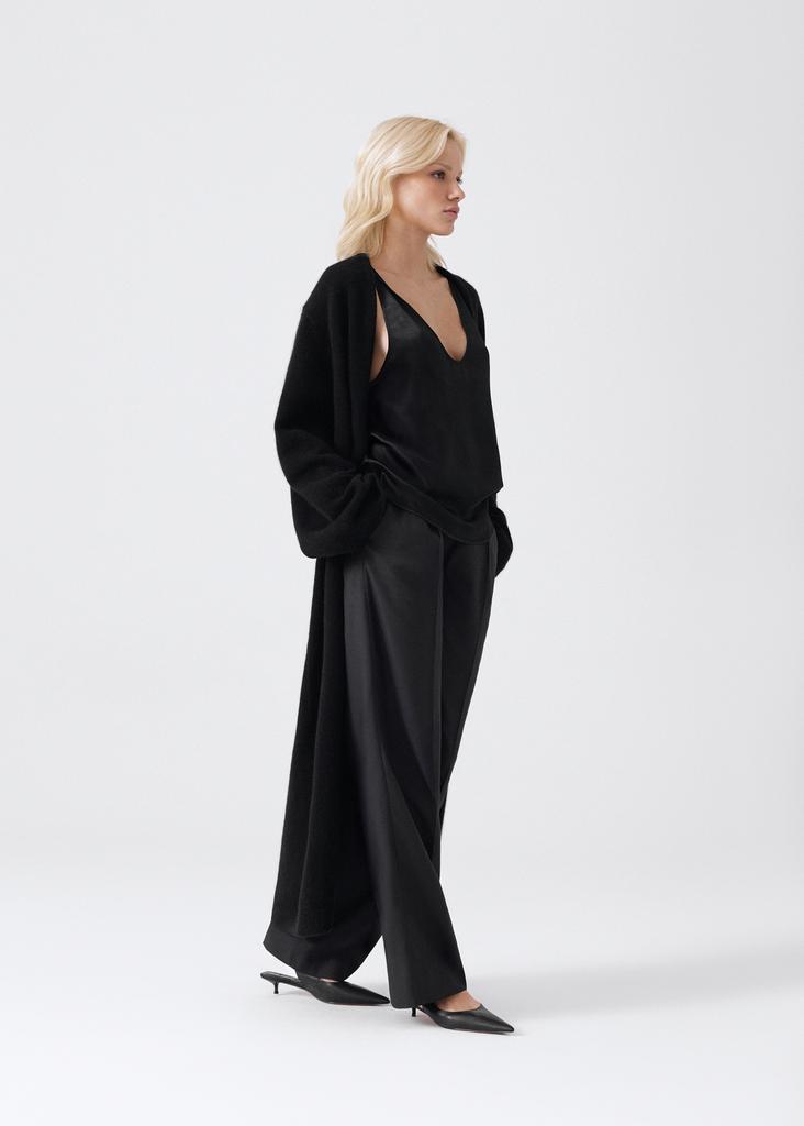100% cashmere oversized  long cardigan