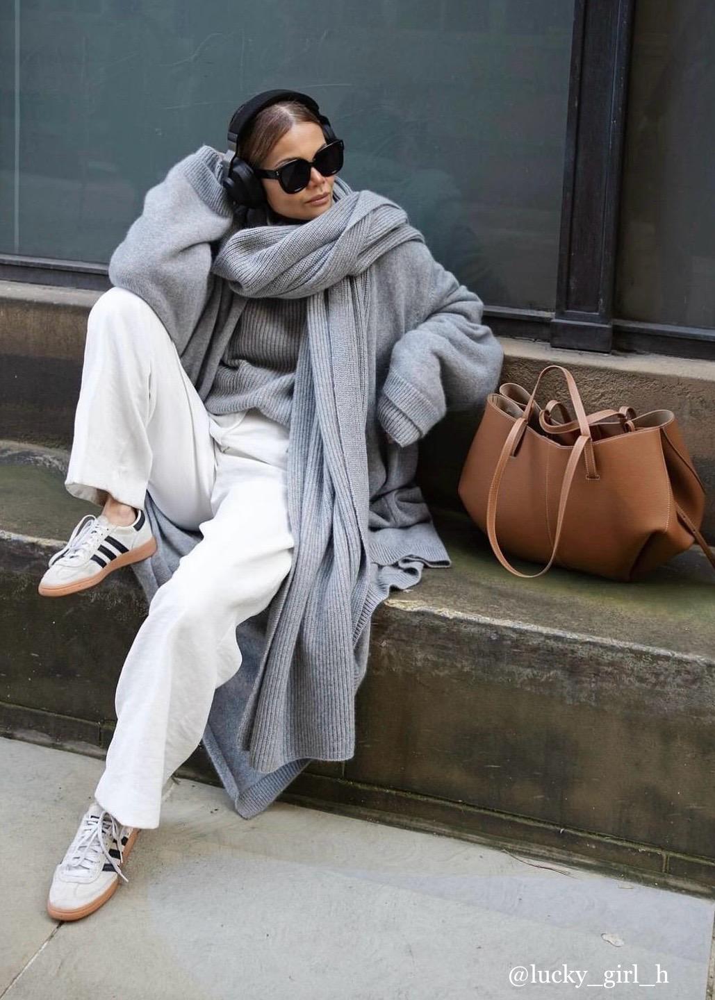 na.e 新品未使用　Wool&Cashmere Long Coat_Gray Long Wool Cashmere Coat | Grey