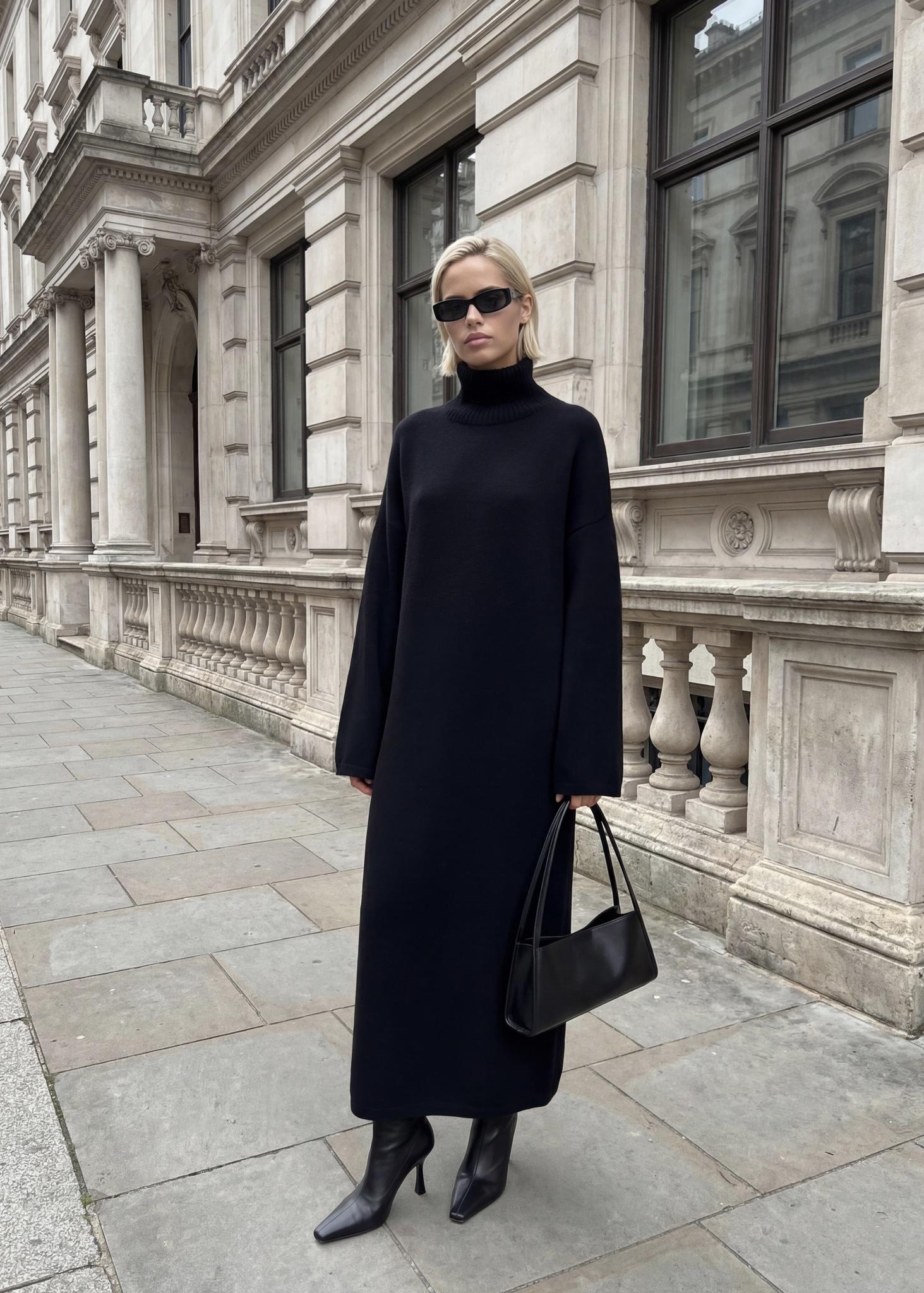 SOLD OUT > Oversized extremely soft 100% cashmere maxi dress Buy from e-shop