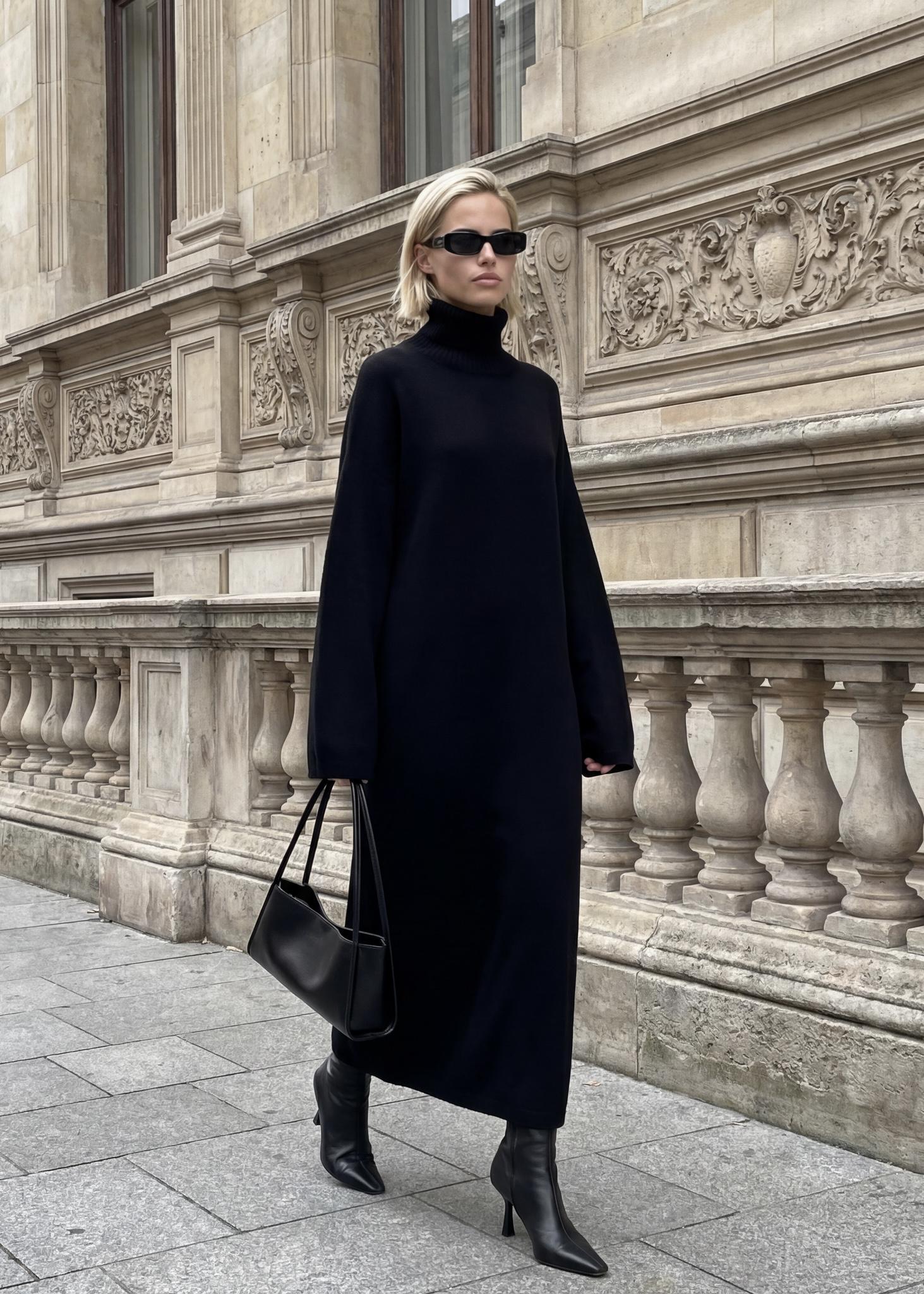 SOLD OUT > Oversized extremely soft 100% cashmere maxi dress Buy from e-shop