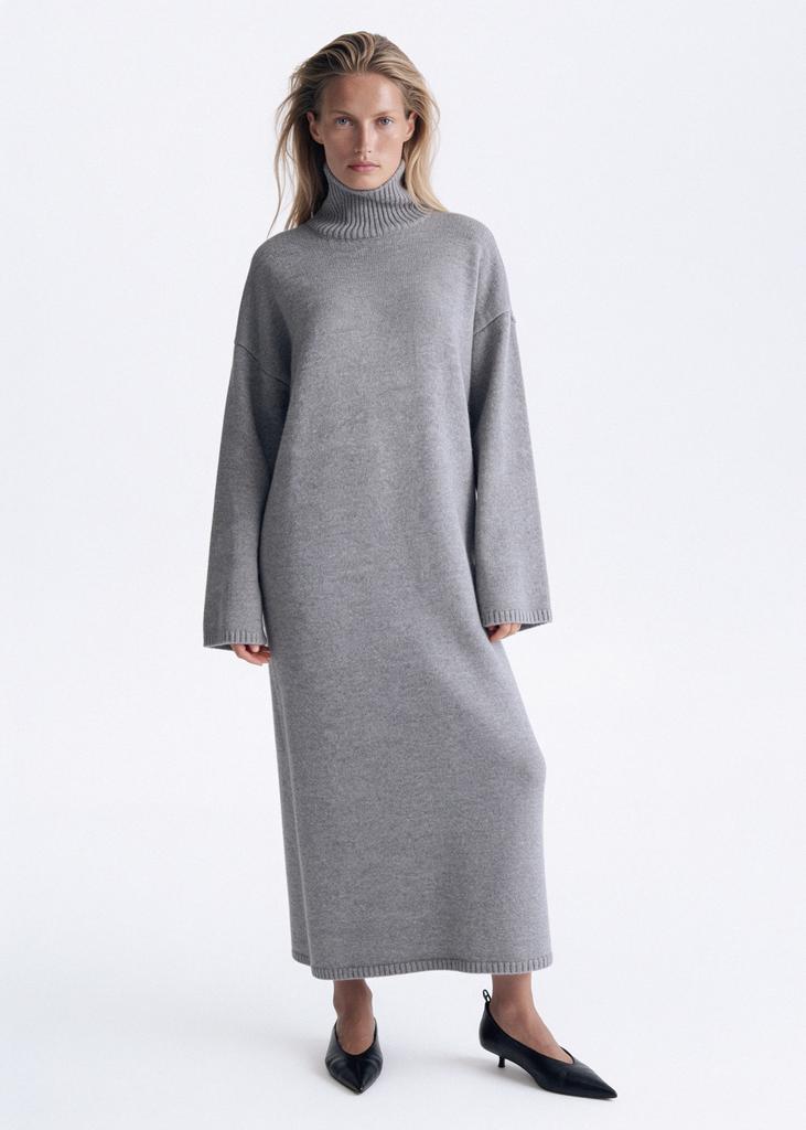 Oversized extremely soft 100% cashmere maxi dress