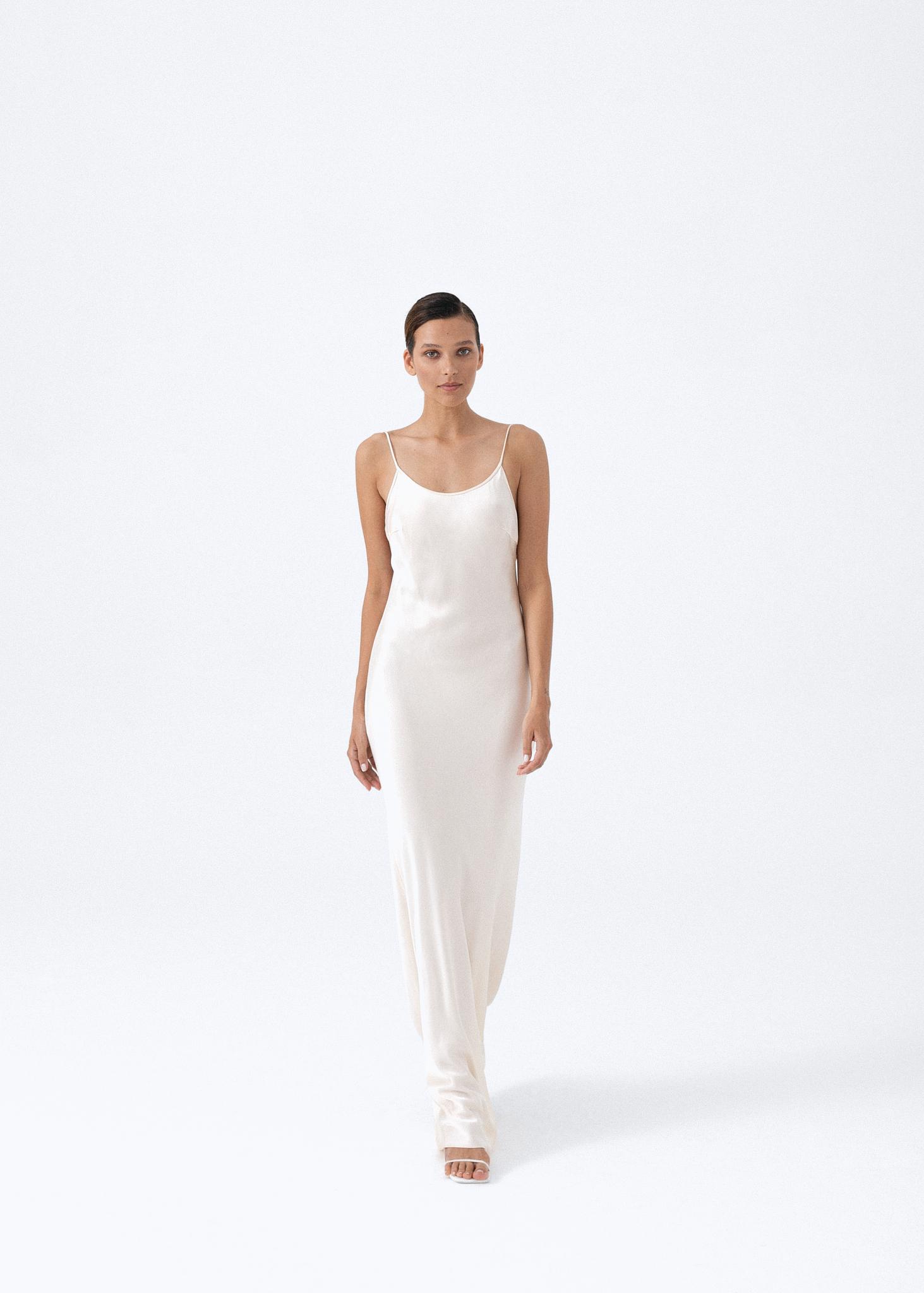 Dresses and skirts > Viscose silk open back maxi dress - PREORDER Buy from  e-shop