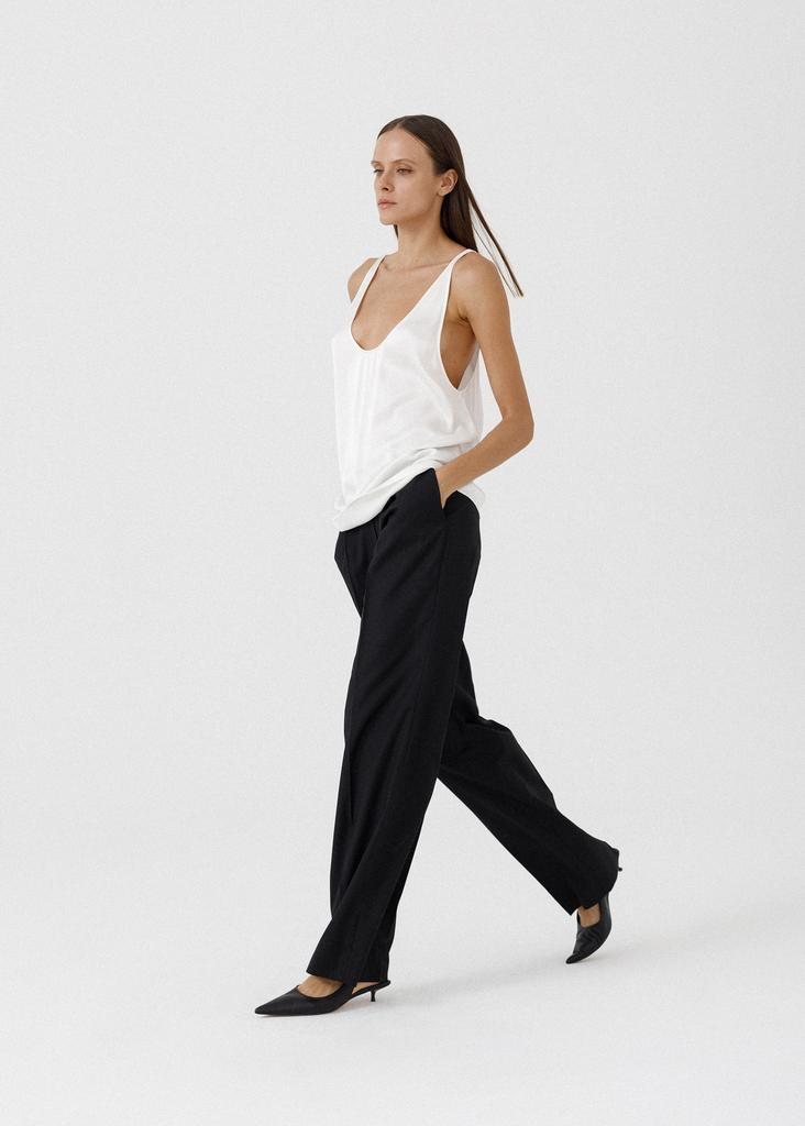 Viscose silk tank top