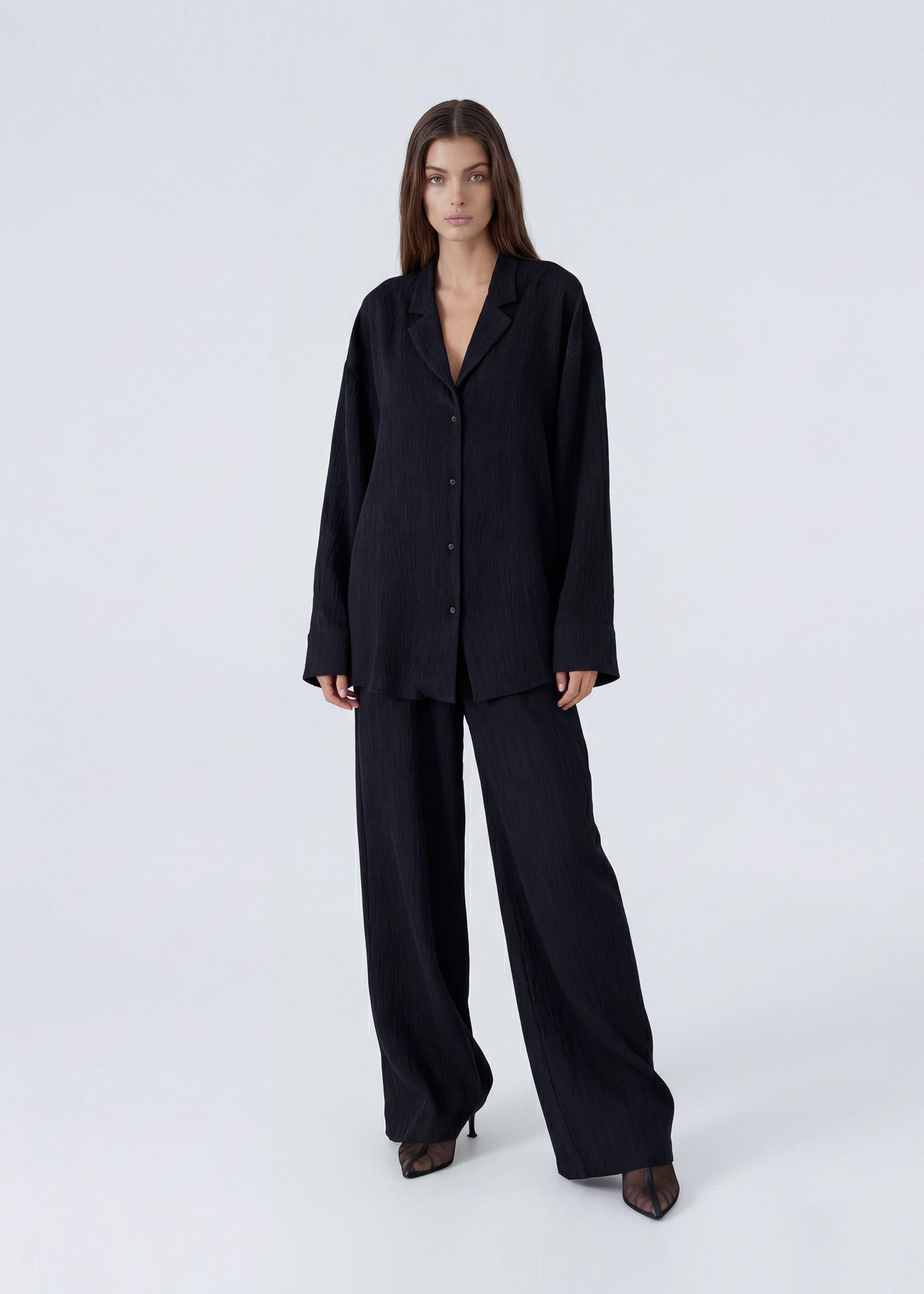 Bestsellers > Crinkle cotton pajama style suit Buy from e-shop