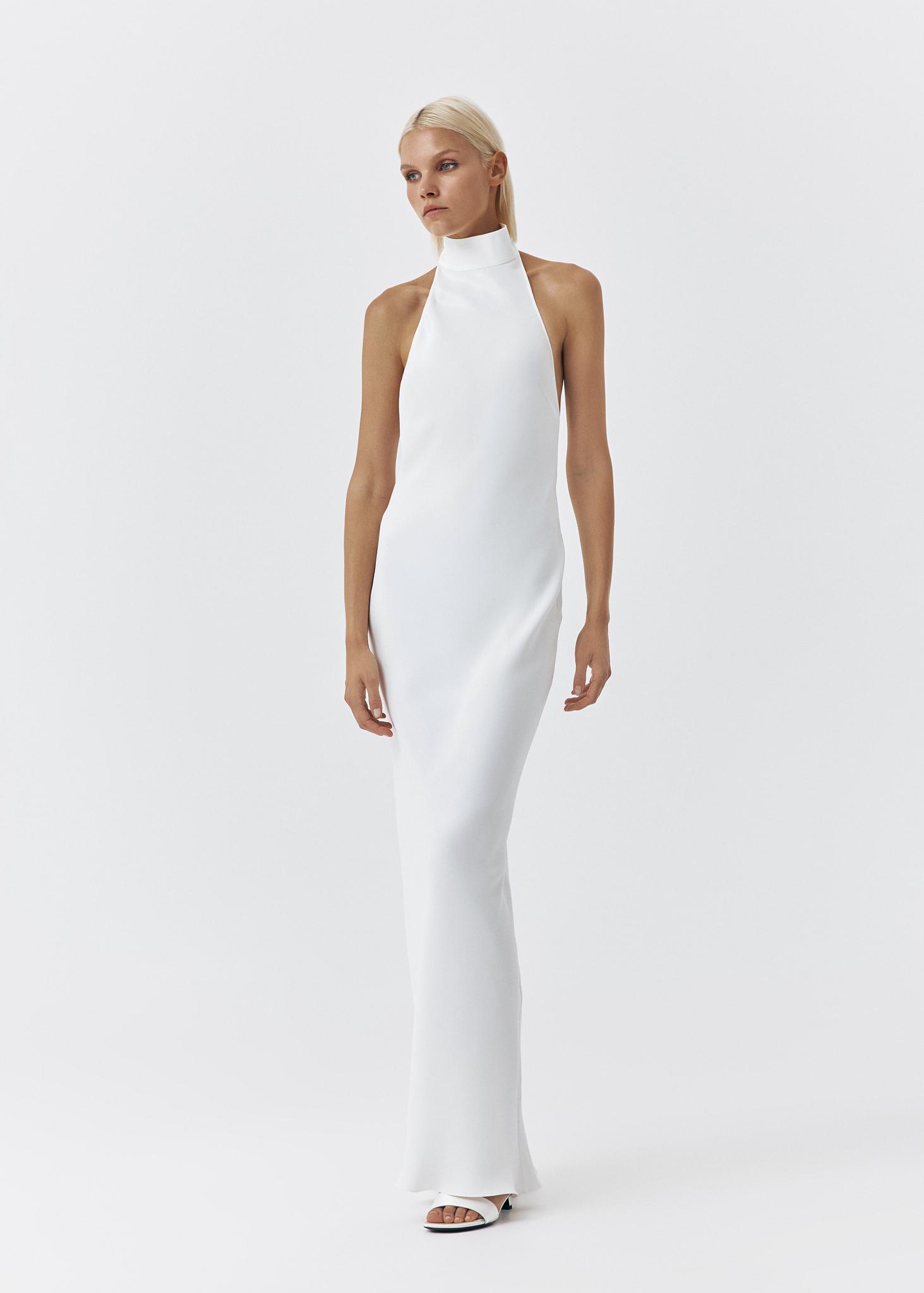 Bestsellers > Halterneck open back maxi dress Buy from e-shop