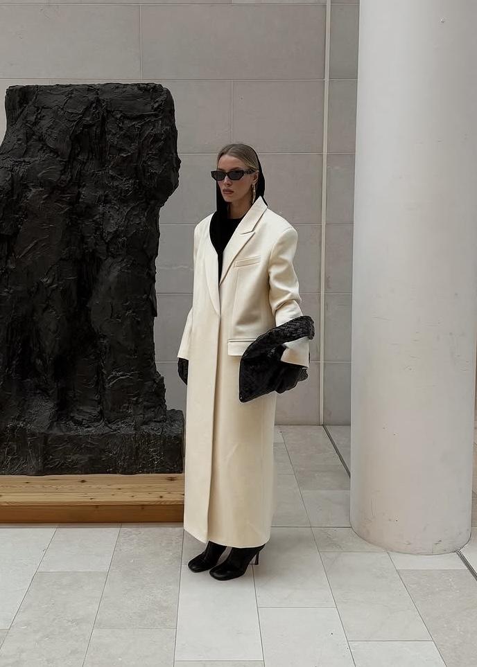 【RIIJA】coating linen maxi coat Lea Maxi Coat - Ivory – Shop Brett Robson
