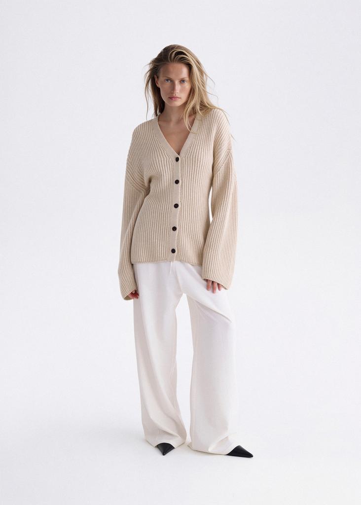 Merino wool cardigan