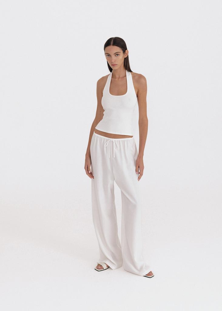 Flowing viscose trousers