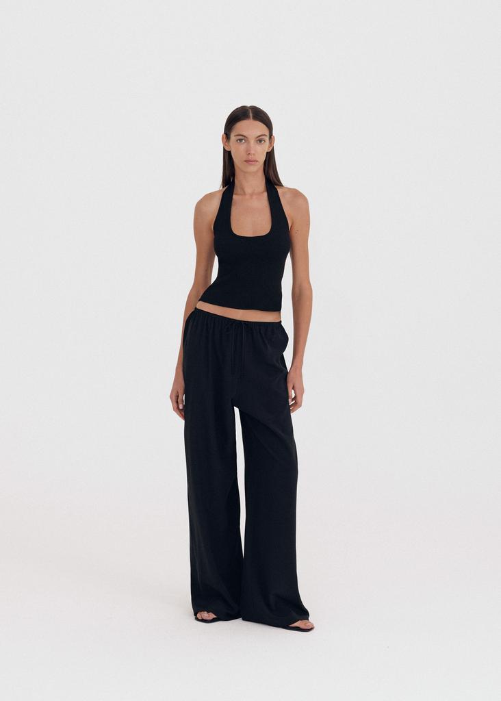 Flowing viscose trousers