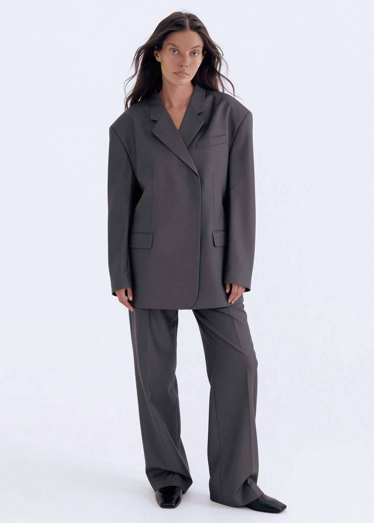 Double breasted oversized blazer