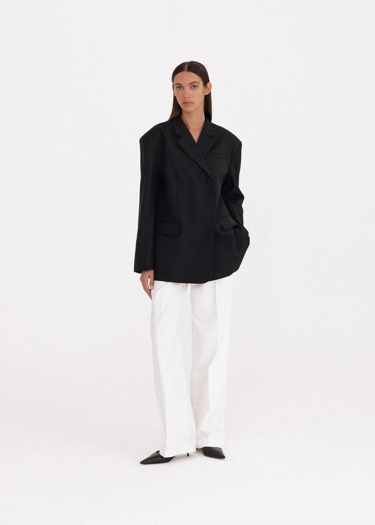 Double breasted oversized blazer