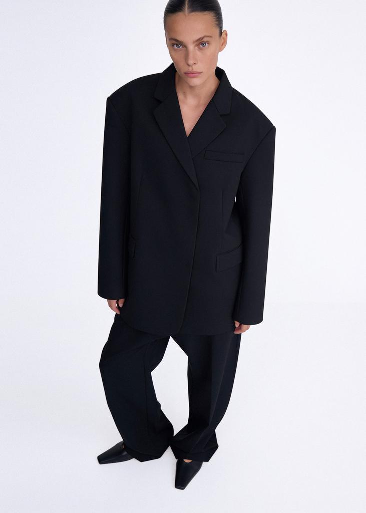 Double breasted oversized blazer