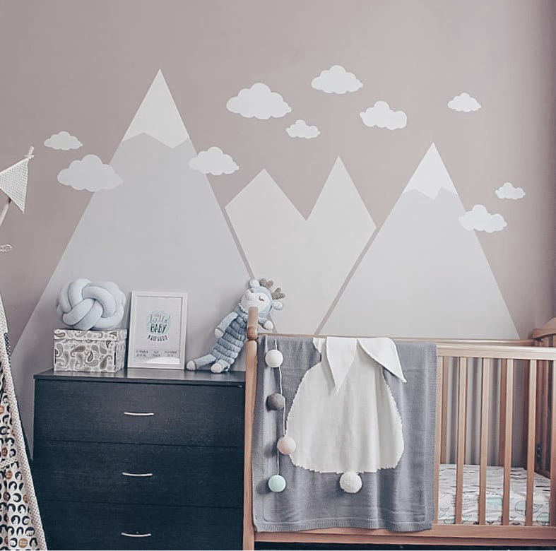 Наклейки на стену "ОБЛАКА"