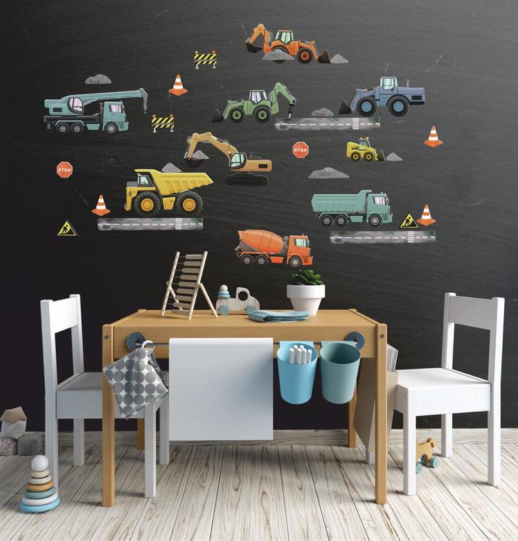 Наклейки на стену "Спецтехника"