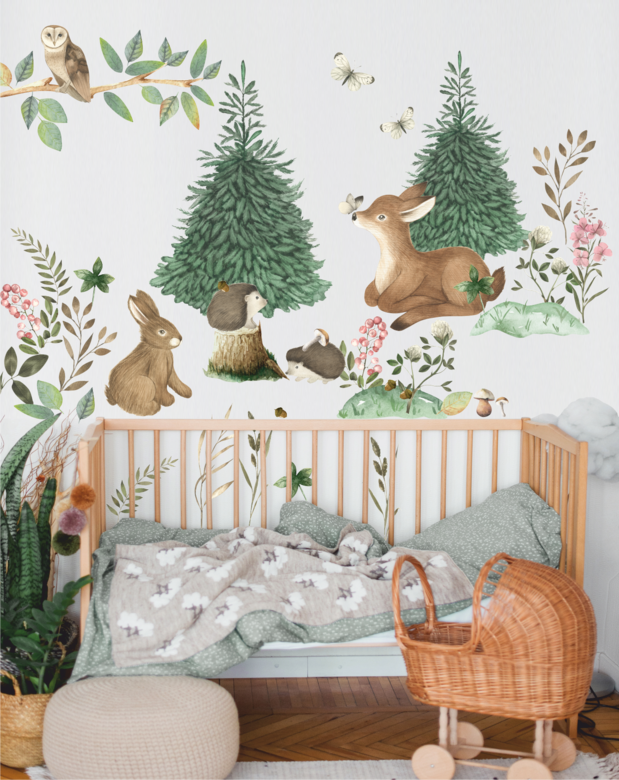 Наклейки на стену "ВОЛШЕБНЫЙ ЛЕС"