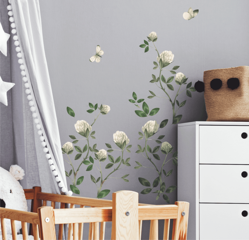 Наклейки на стену "КЛЕВЕР"