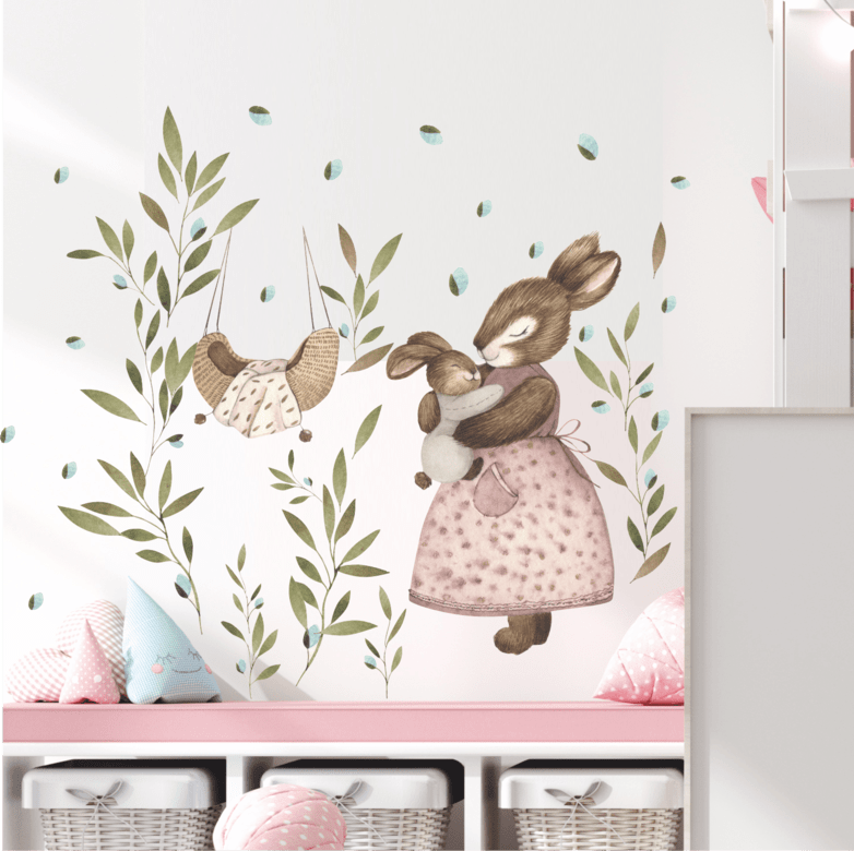 Наклейки на стену "МАМА"