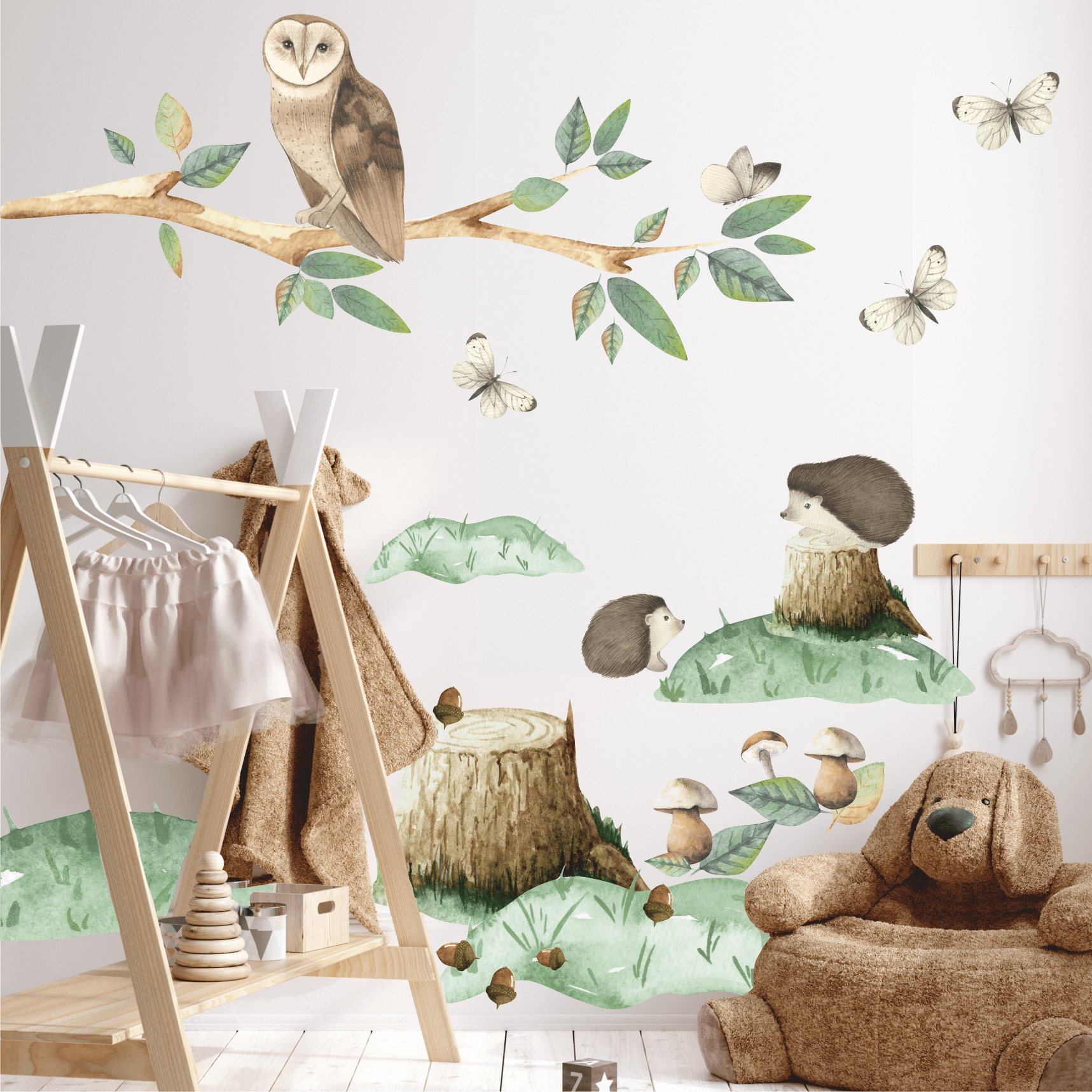 Наклейки на стену "ПОЛЯНКА-Волшебный лес"