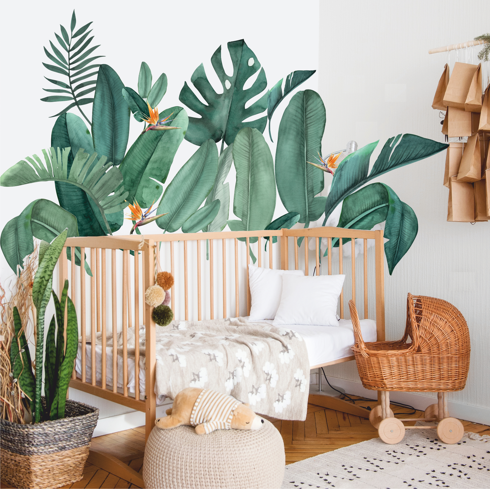 Наклейка на стену "ТРОПИКИ"