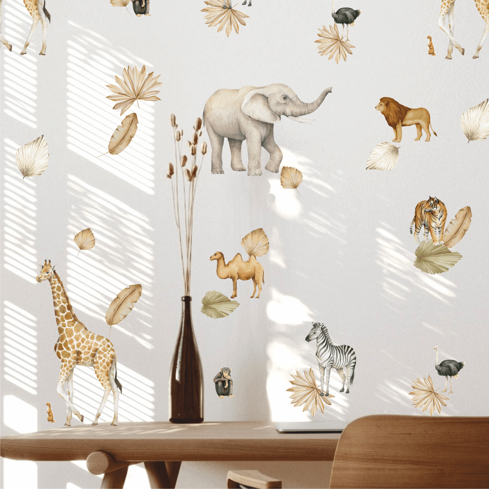 Наклейки на стену "САФАРИ ПРИНТ 150х190 см"