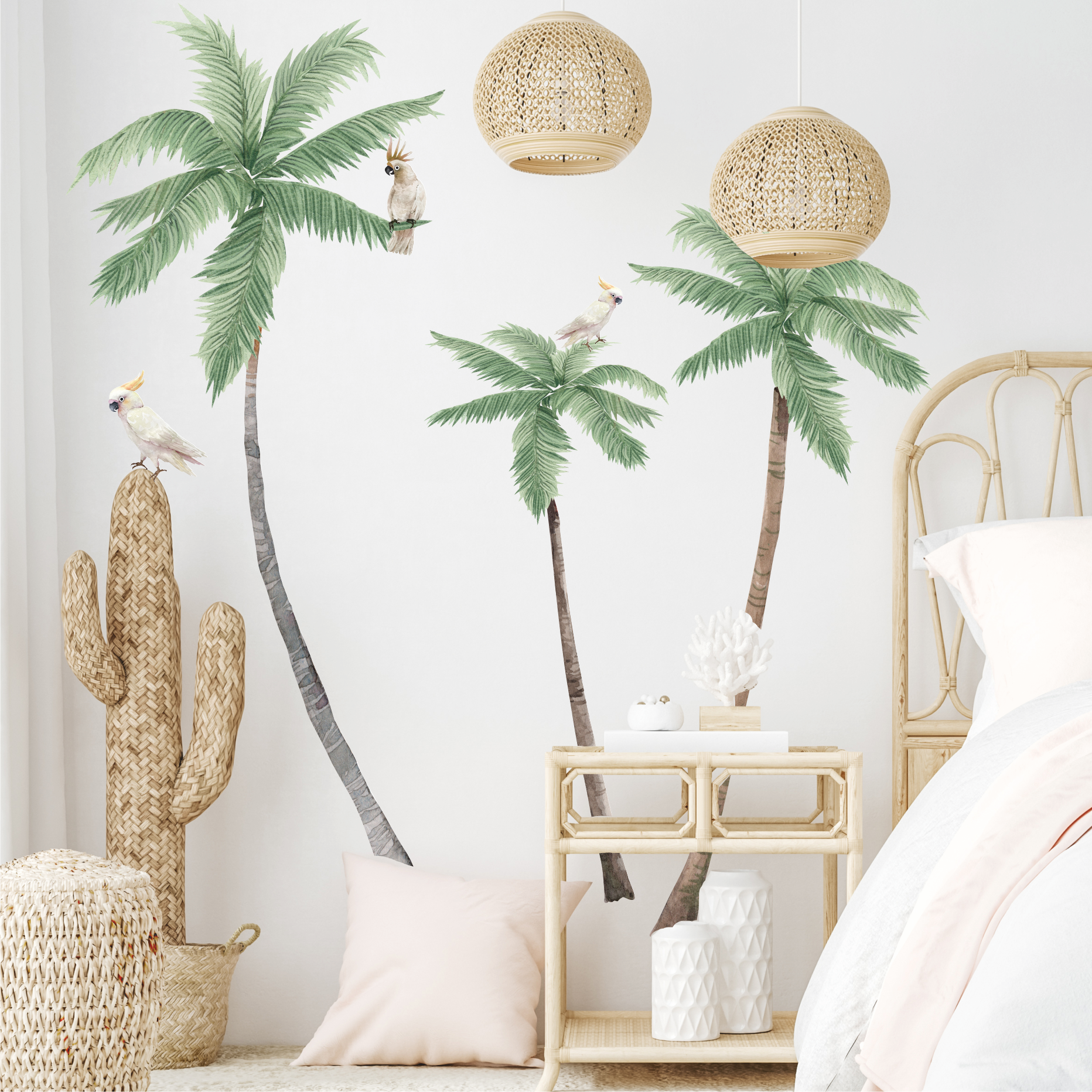 Наклейки на стену "Пальмы"