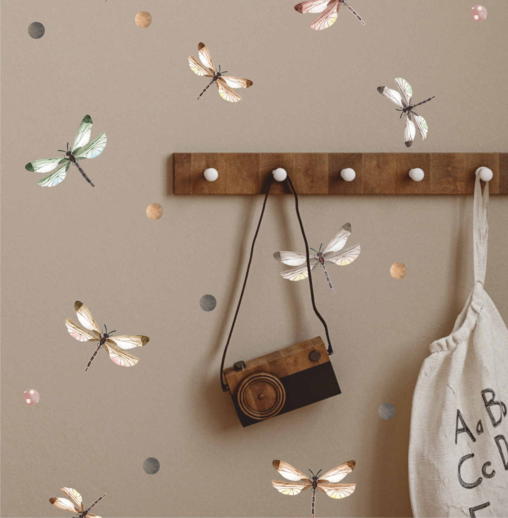 Уценка Наклейки на стену « Стрекозы»