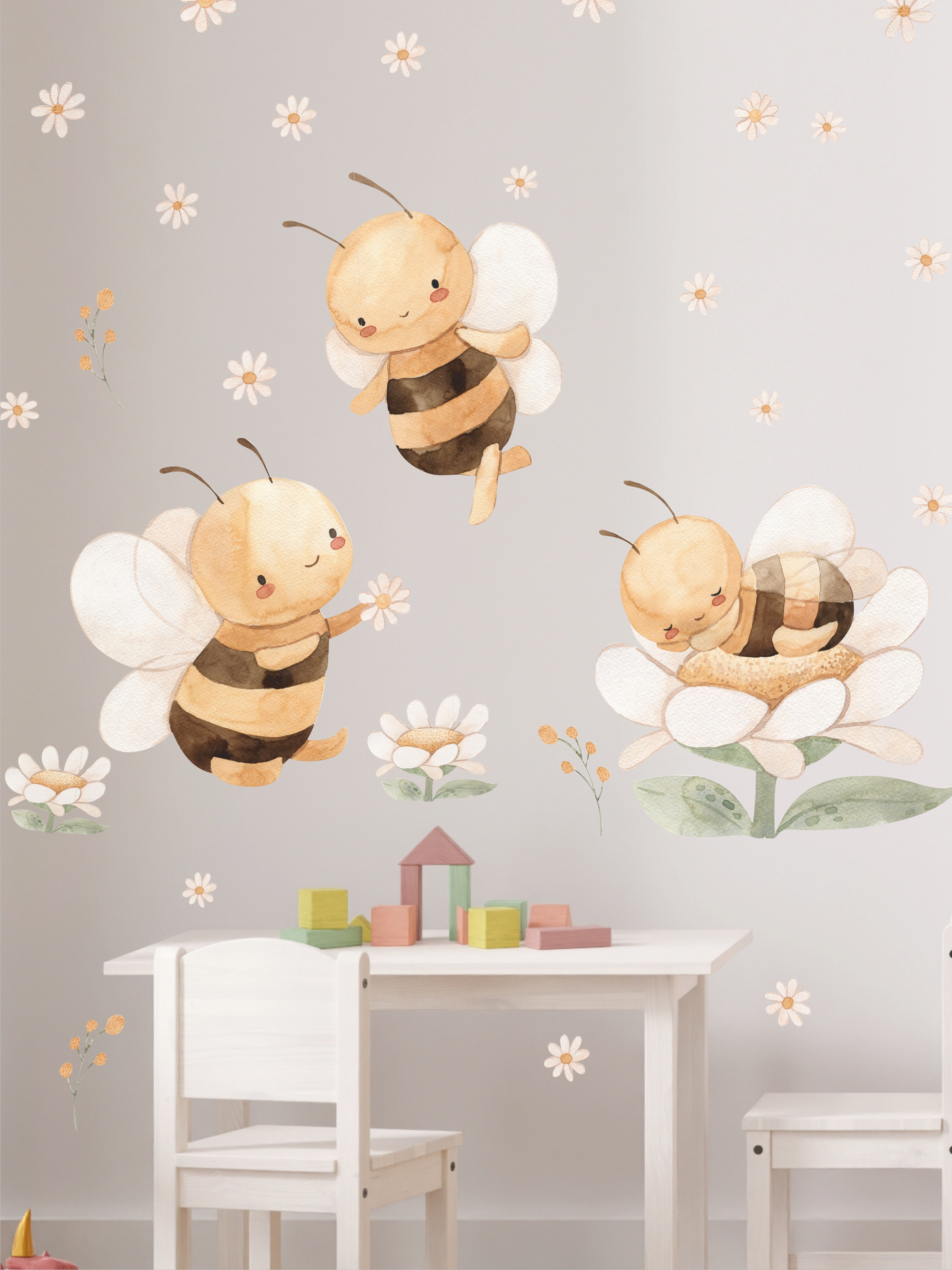 Наклейки на стену "Пчёлки"
