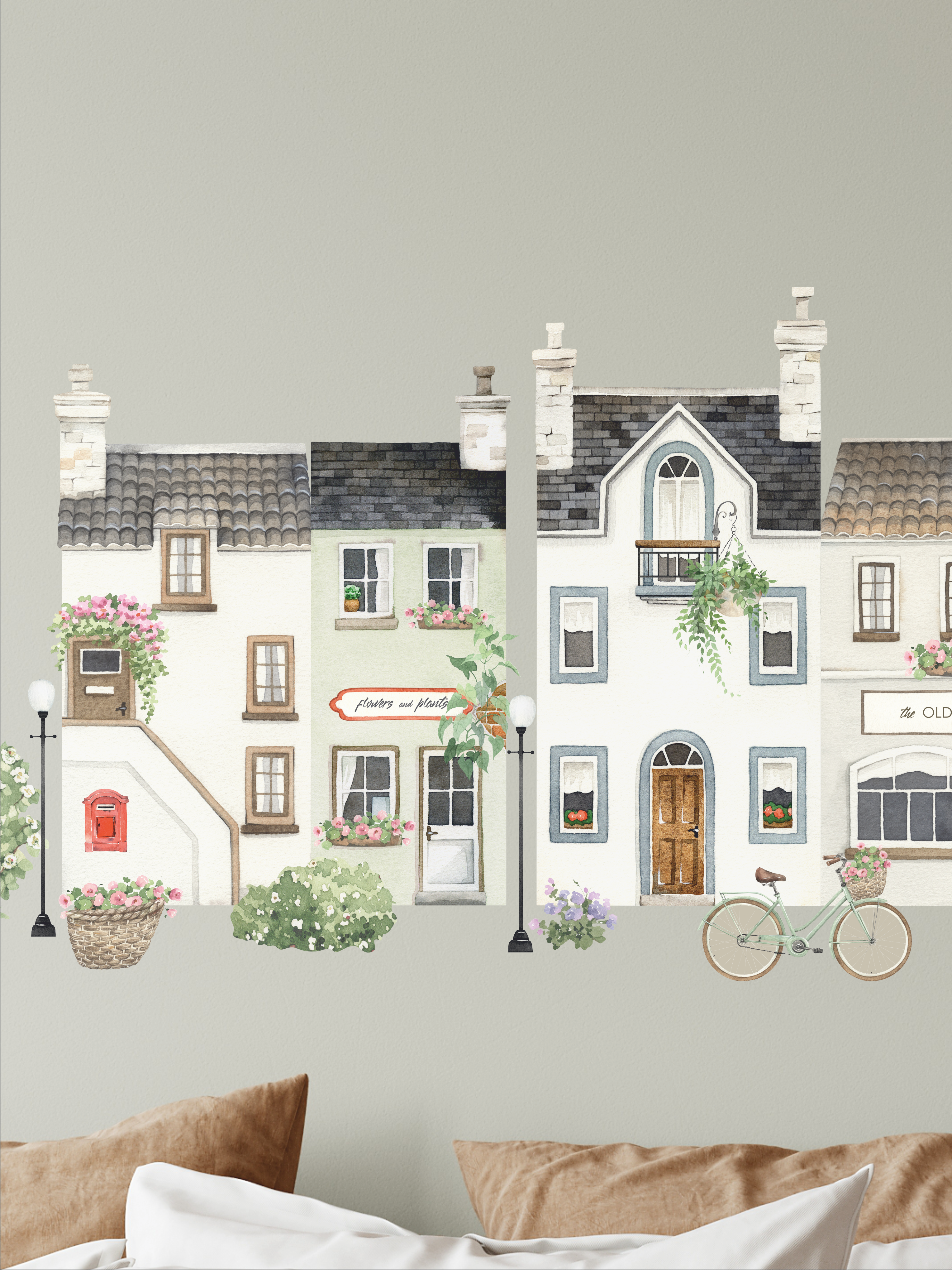 Наклейки на стену "Старый город"