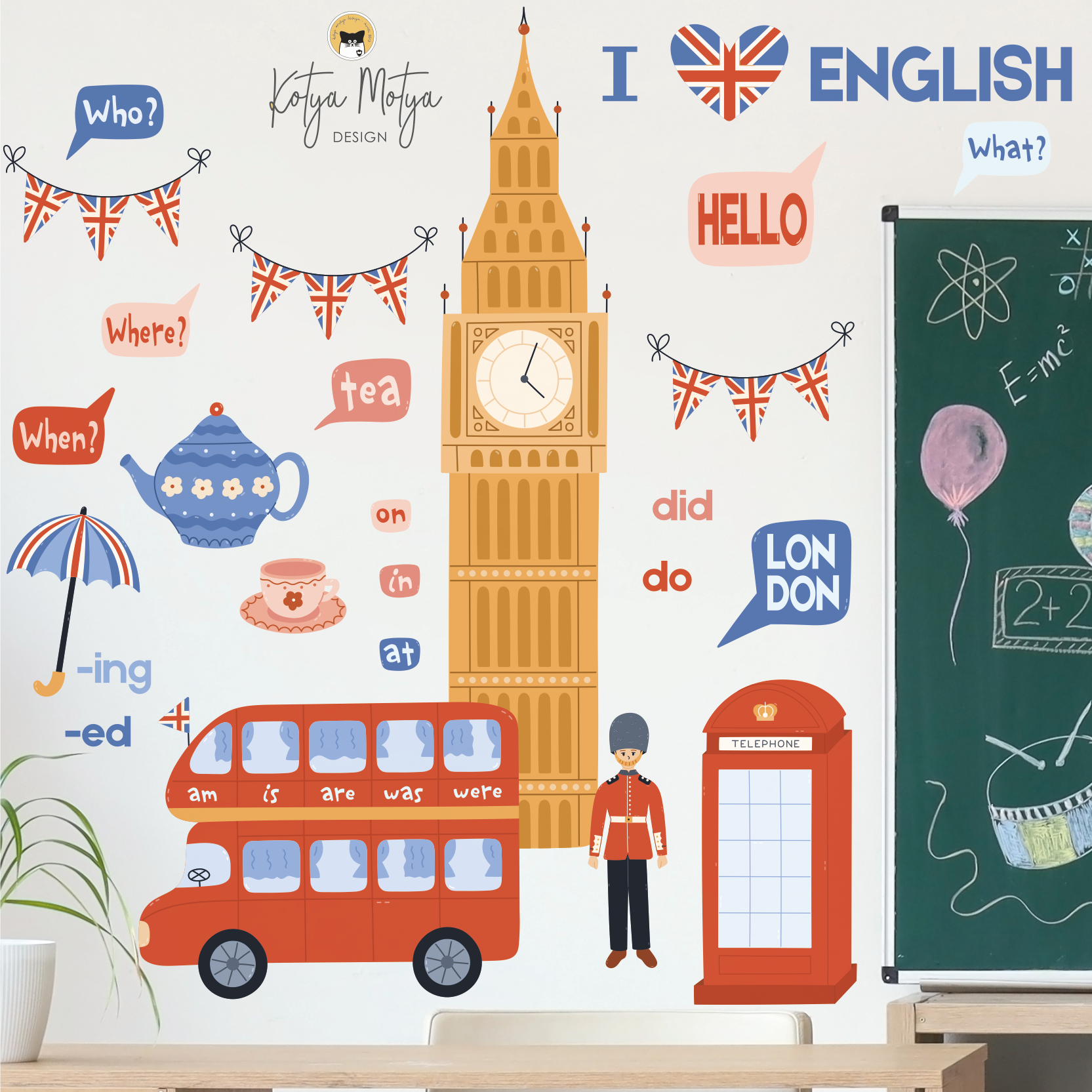 Наклейки на стену "Англия"