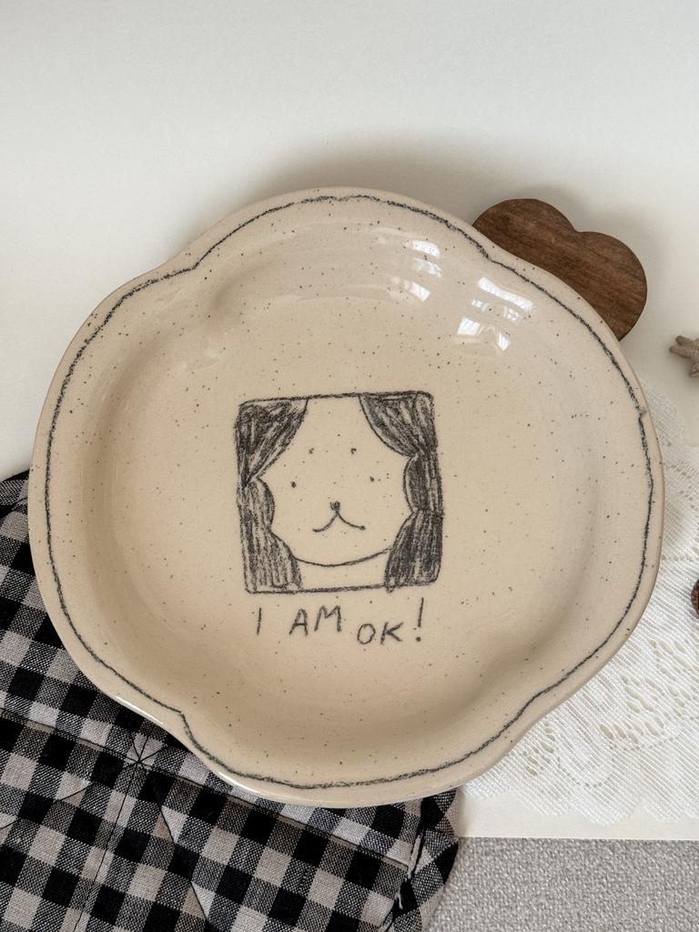 тарелочка глубокая керамическая i am ok еще