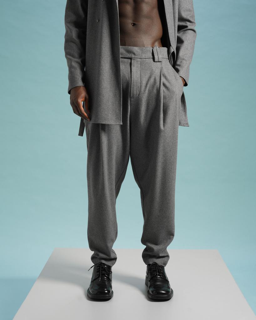 Брюки "AZAN V.2" light gray wool