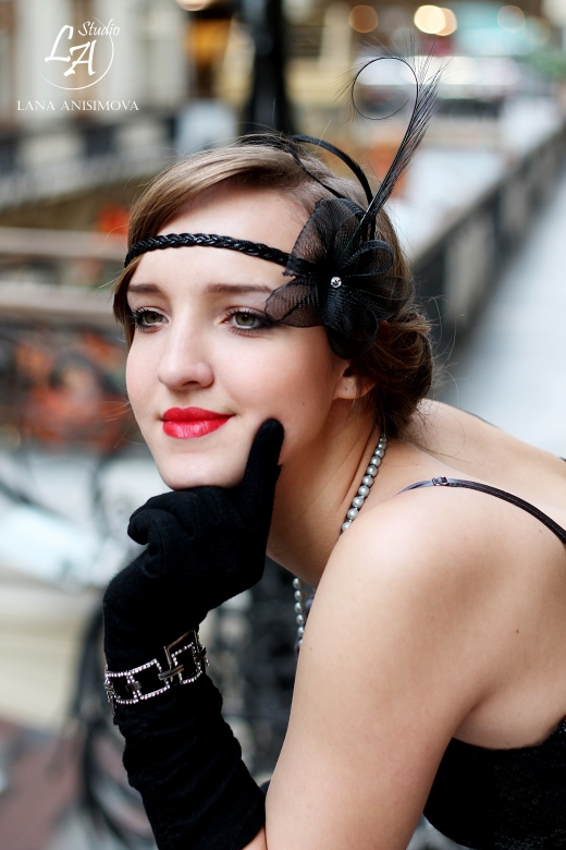 Украшение на голову в стиле Гетсби