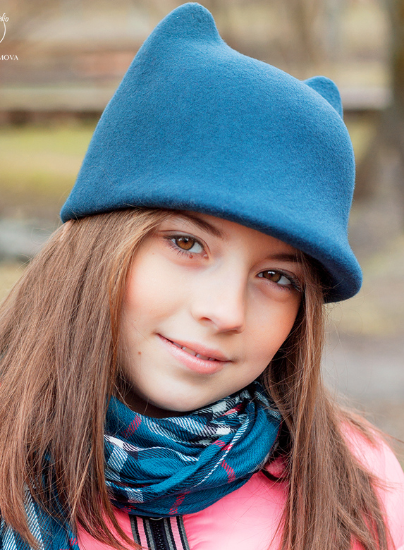 Жокейка с ушками "Kitti". Морская волна