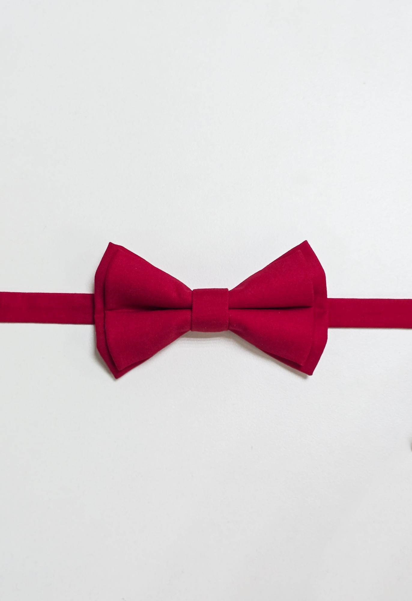 Галстук-бабочка. Цвет Алый