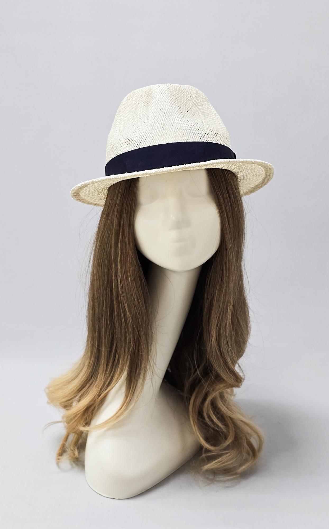 Соломенная шляпа федора