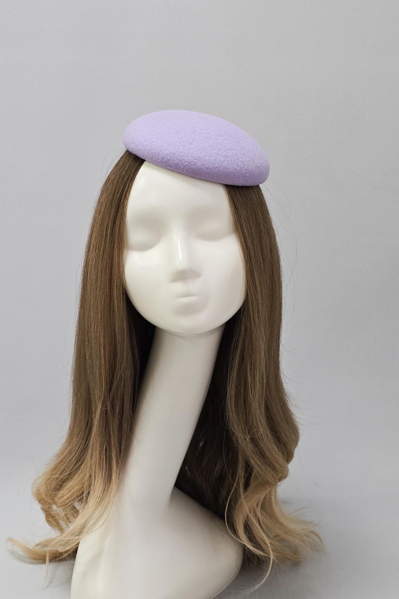 Шляпка-таблетка. Цвет лаванда