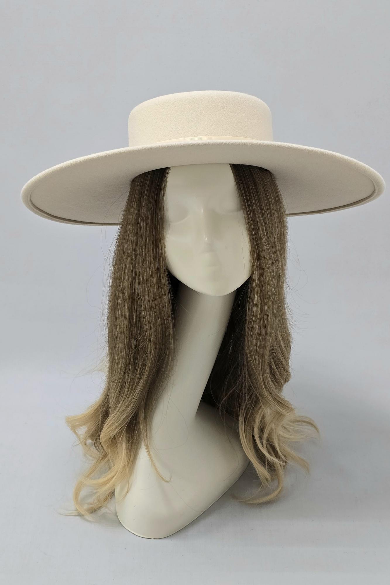 Шляпа канотье широкополая