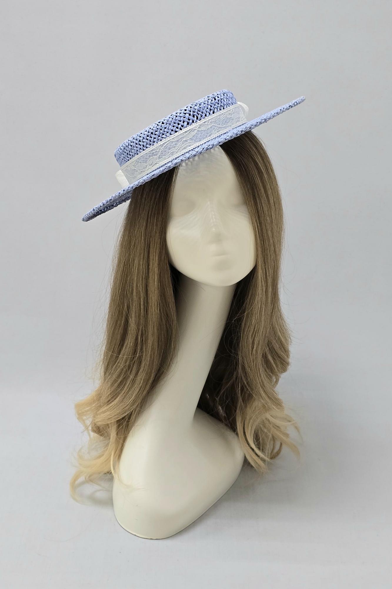 Соломенная шляпа канотье