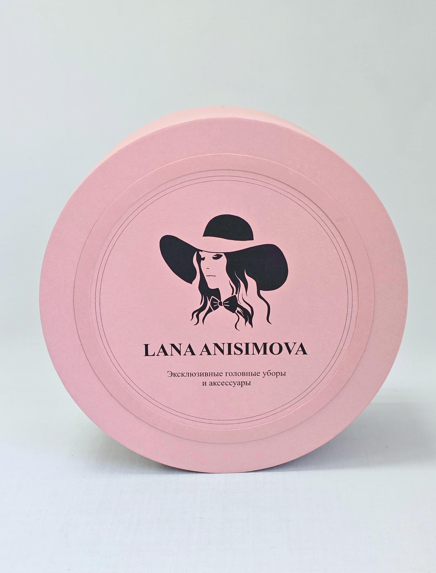 Шляпный короб. Цвет пудровый